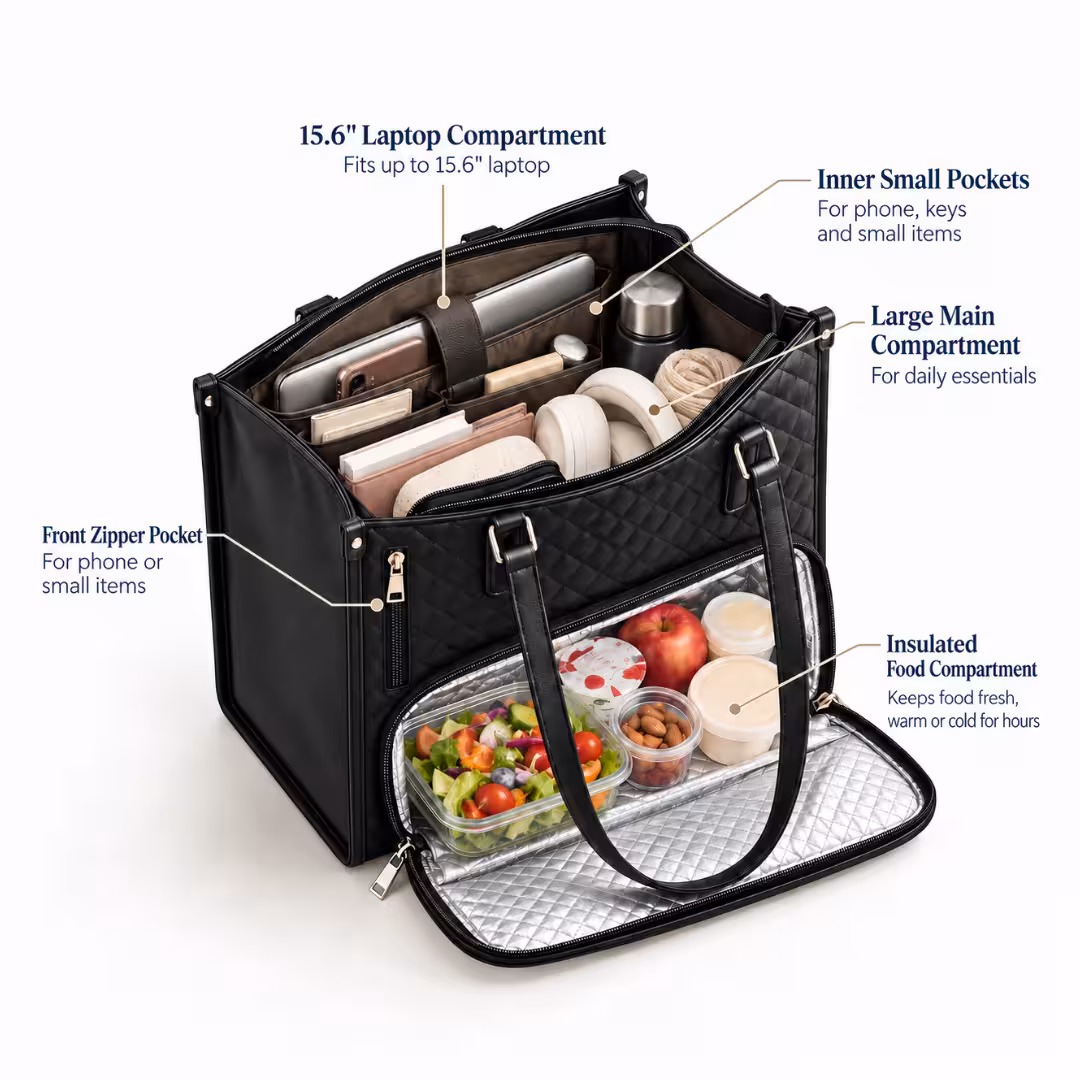 PU Leather Tote Bag 4
