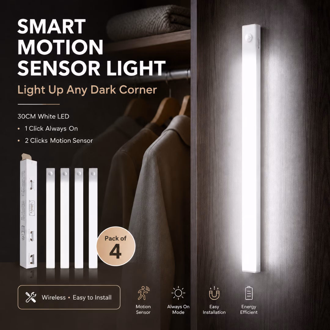 4 in 1 motion sensor light