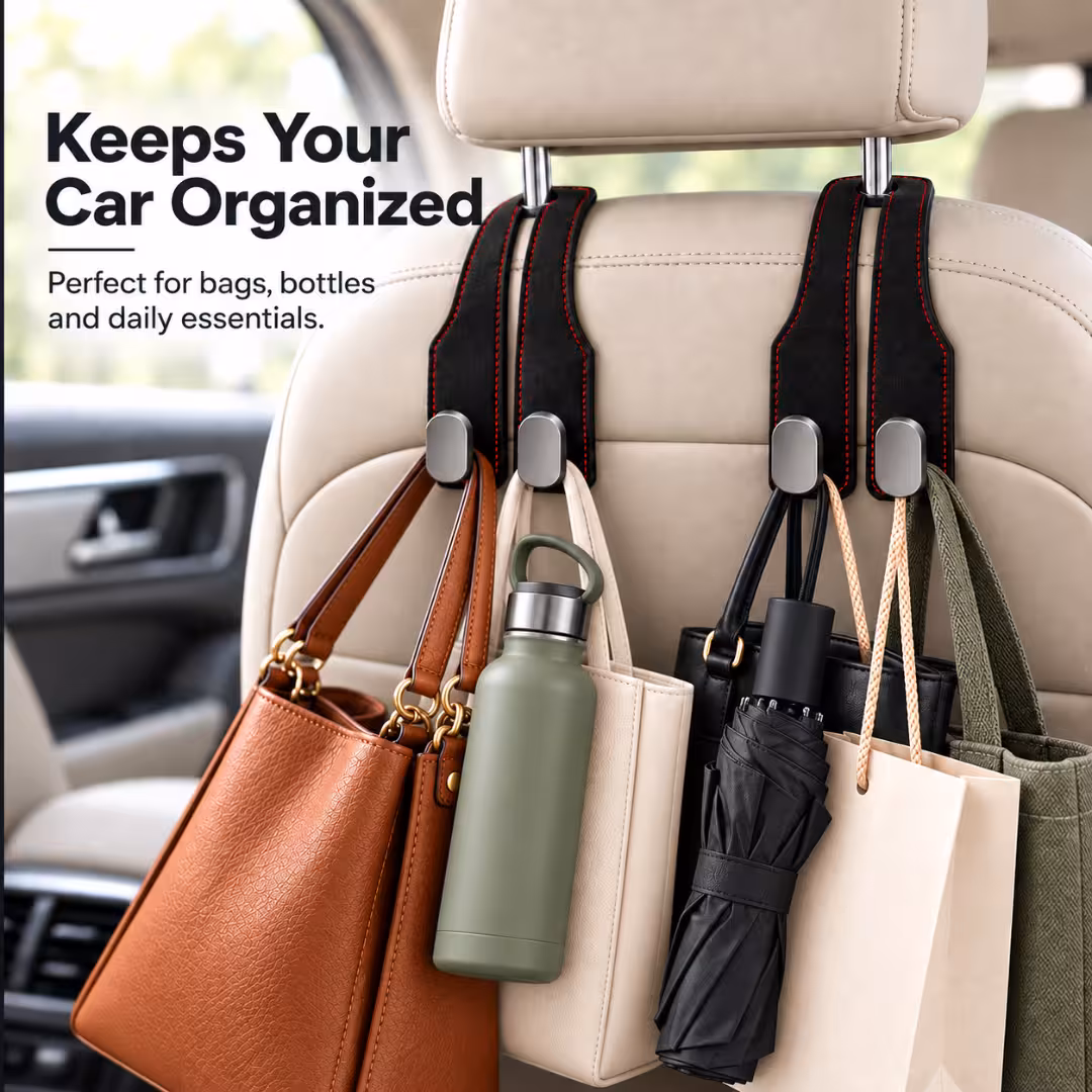 Faux Suede Car Storage Holder 4