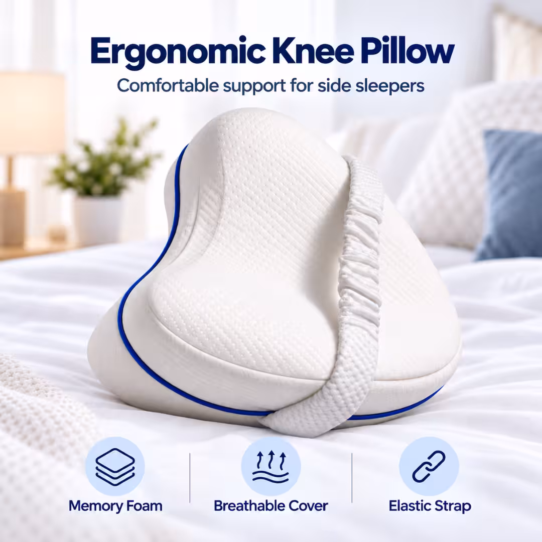 Ergonomic Knee Pillow
