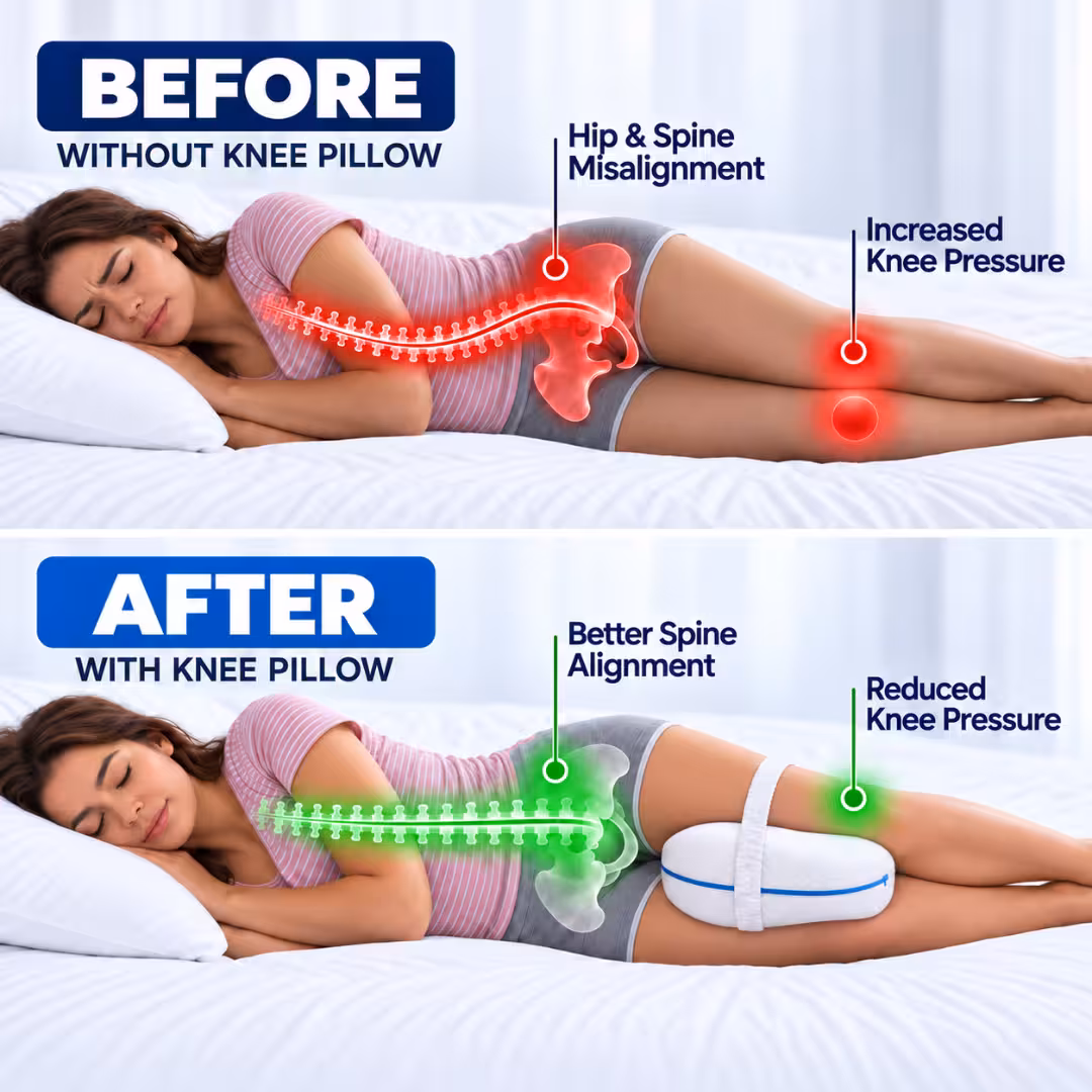 Ergonomic Knee Pillow 3