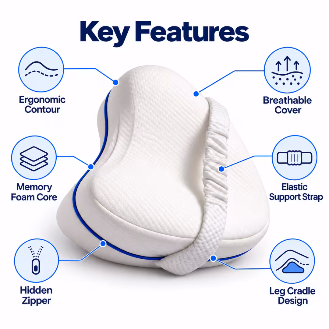 Ergonomic Knee Pillow 5