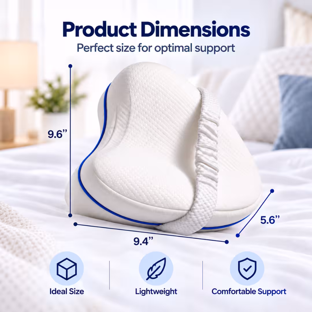 Ergonomic Knee Pillow 8