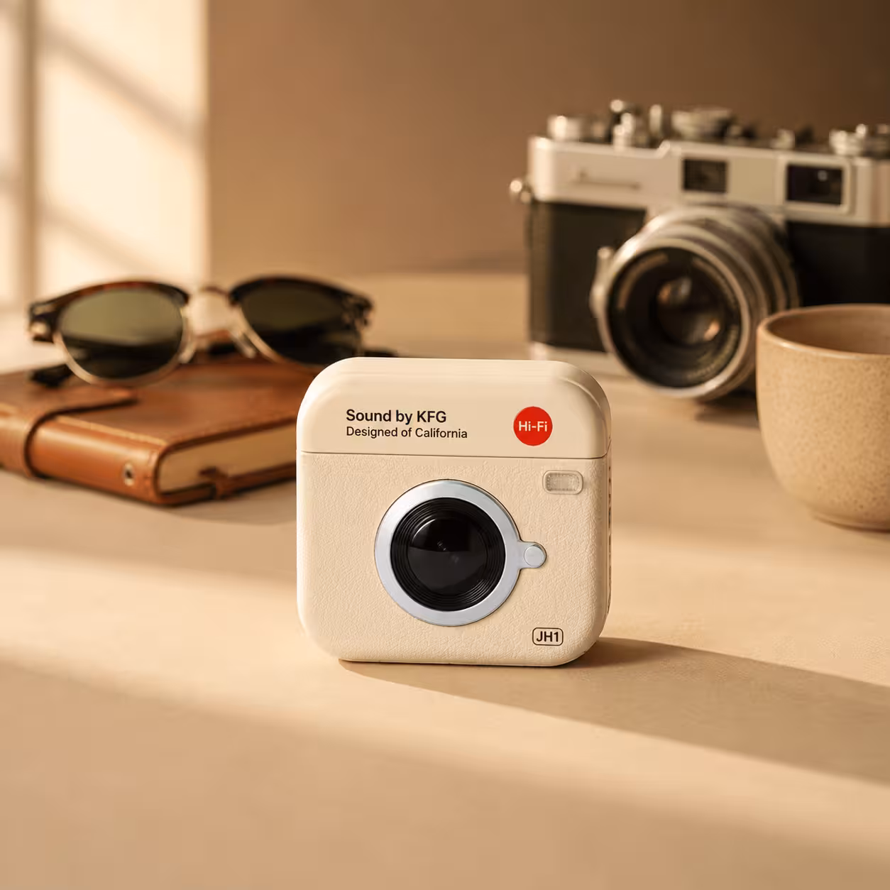 A1 Star Retro Camera Earbuds