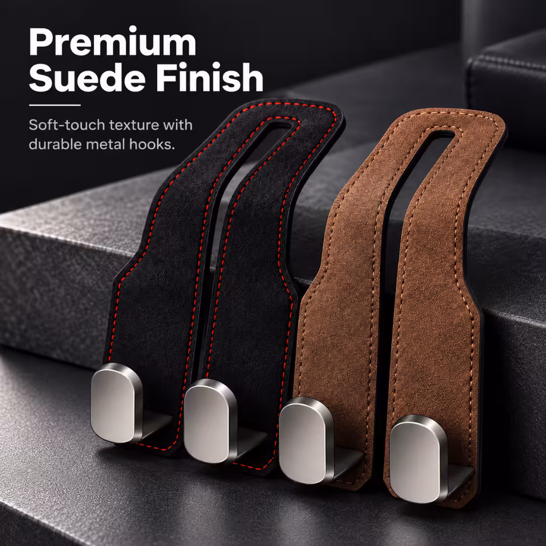 Faux Suede Car Storage Holder