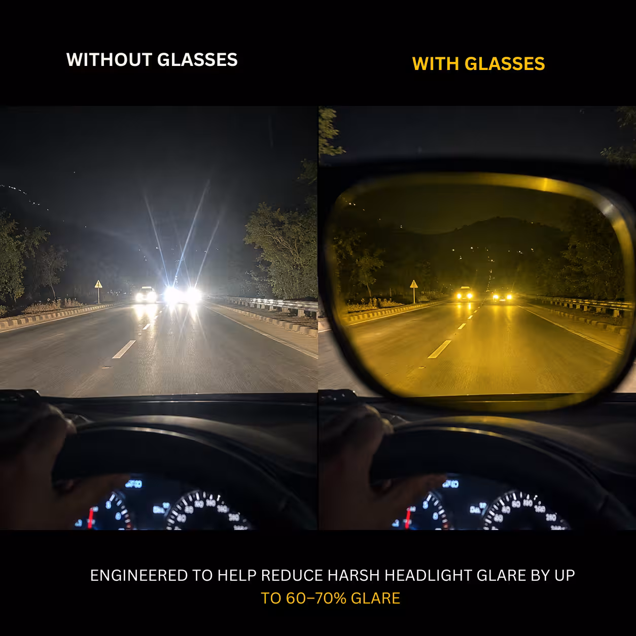 🚘 Why Z-Yellow night glasses?