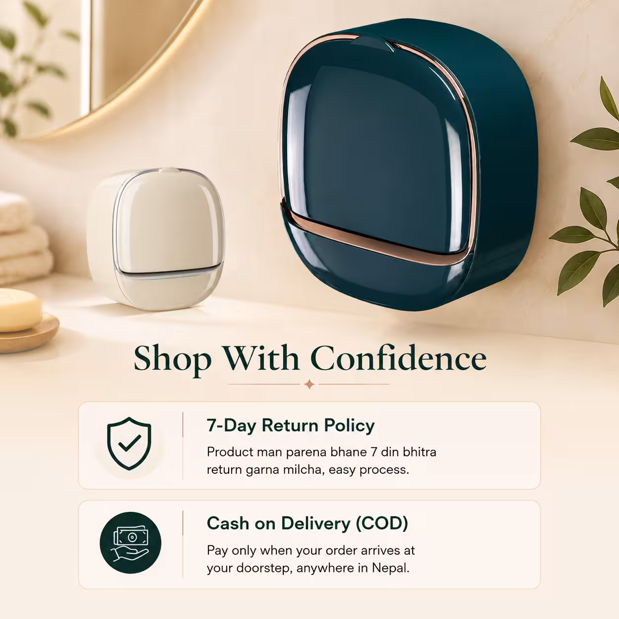 Wall-mounted Soap Holder Boxes