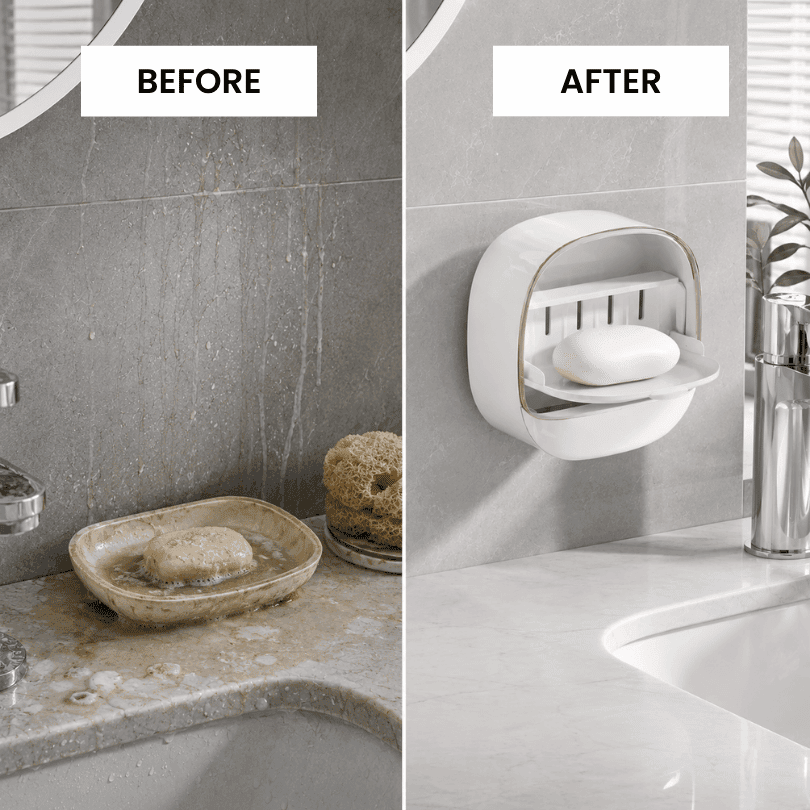 Wall-mounted Soap Holder Boxes - what's included